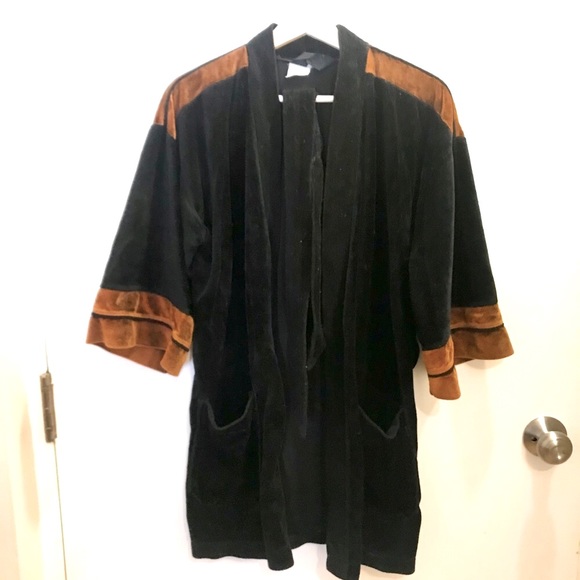 Vintage Pierre Cardin Velour Mid-Thigh length robe - Picture 1 of 3